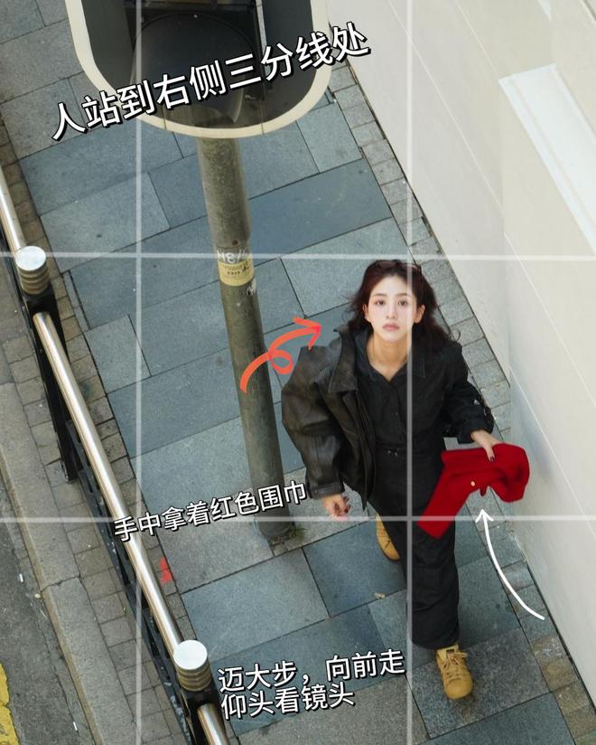 便松弛感10个街拍动作记得住拍得出龙8国际龙8网站街拍随便一拍拍出随(图4)